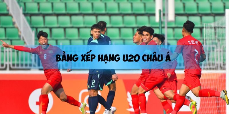 Giới thiệu bảng xếp hạng u20 châu á