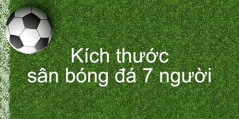 kích thước sân bóng đá 7 người